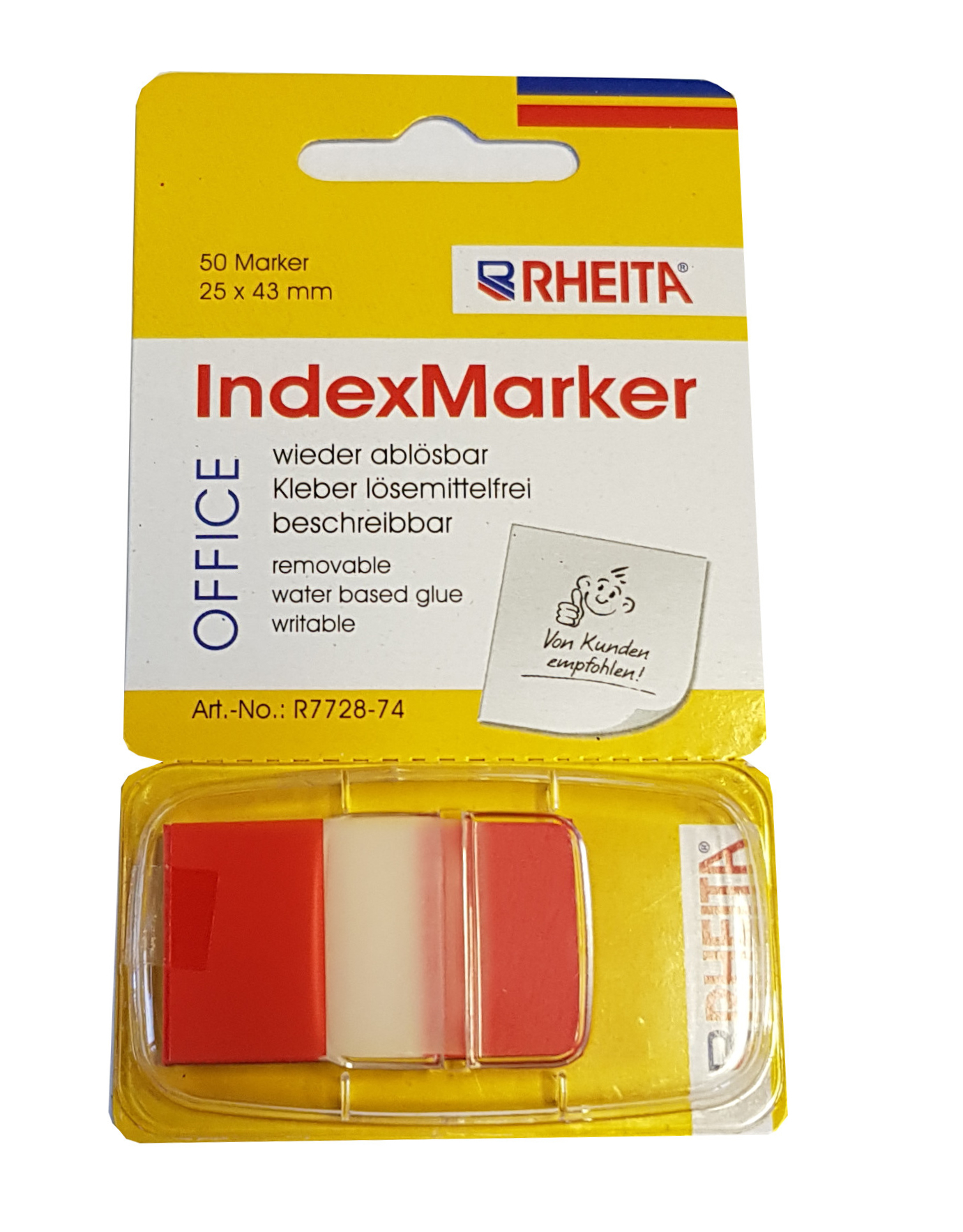 rheita-indexe-aus-folie-im-spender-rot-transparent-25-x-43-mm-50-blatt image 1