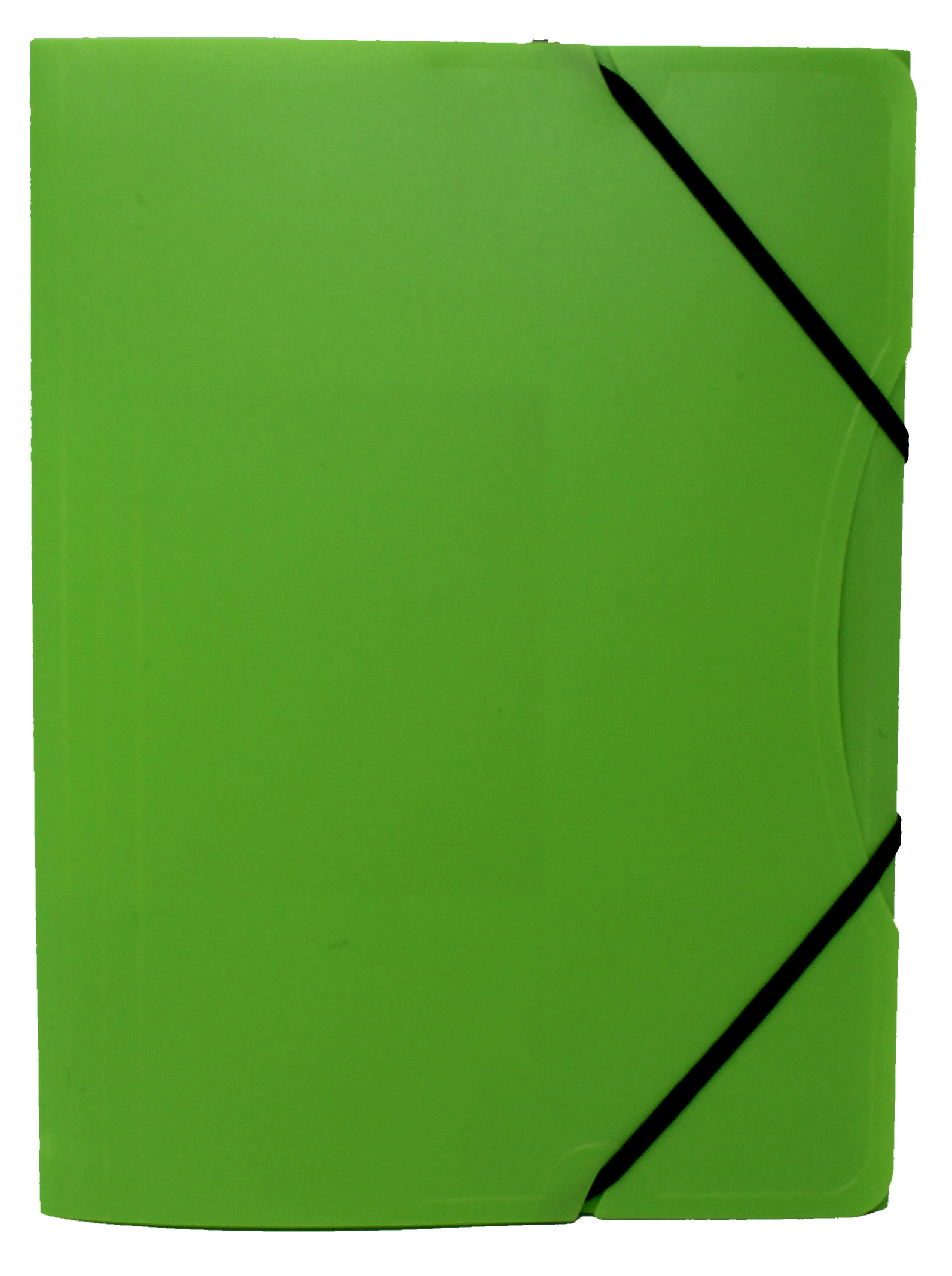 rheita-gummizugmappe-eckspanner-a4-pp-gr-n-mit-visitenkartenfach image 1