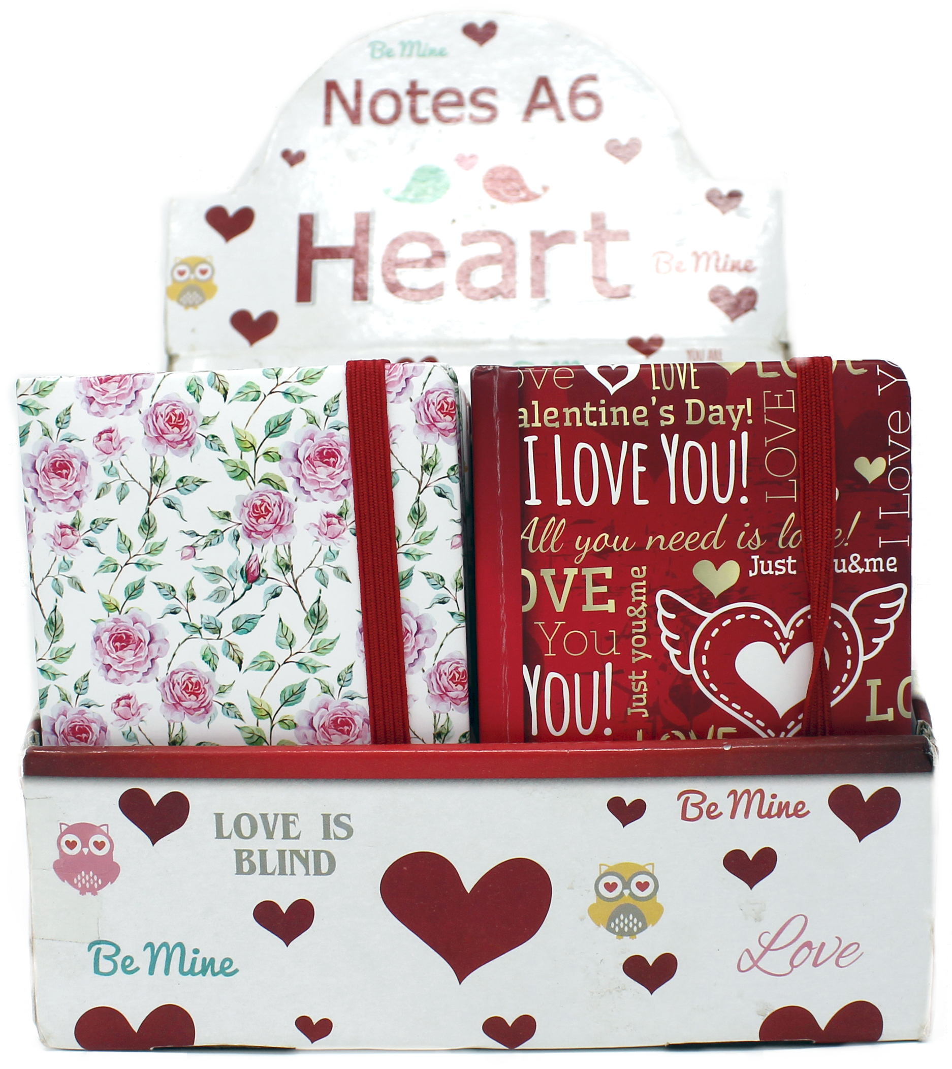 rheita-kladde-heart-flower-a6-dots-100-blatt-70g-m image 1