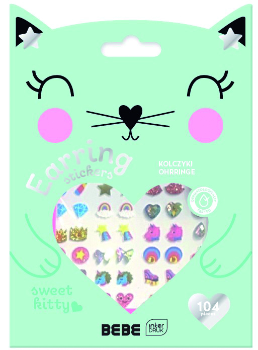 interdruk-bebe-friends-sweet-kitty-ohrsticker-104-sticker image 1