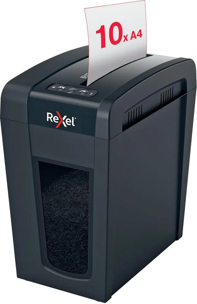 rexel-secure-x10-sl-aktenvernichter-partikelschnitt-p4-10-blatt-18l image 1