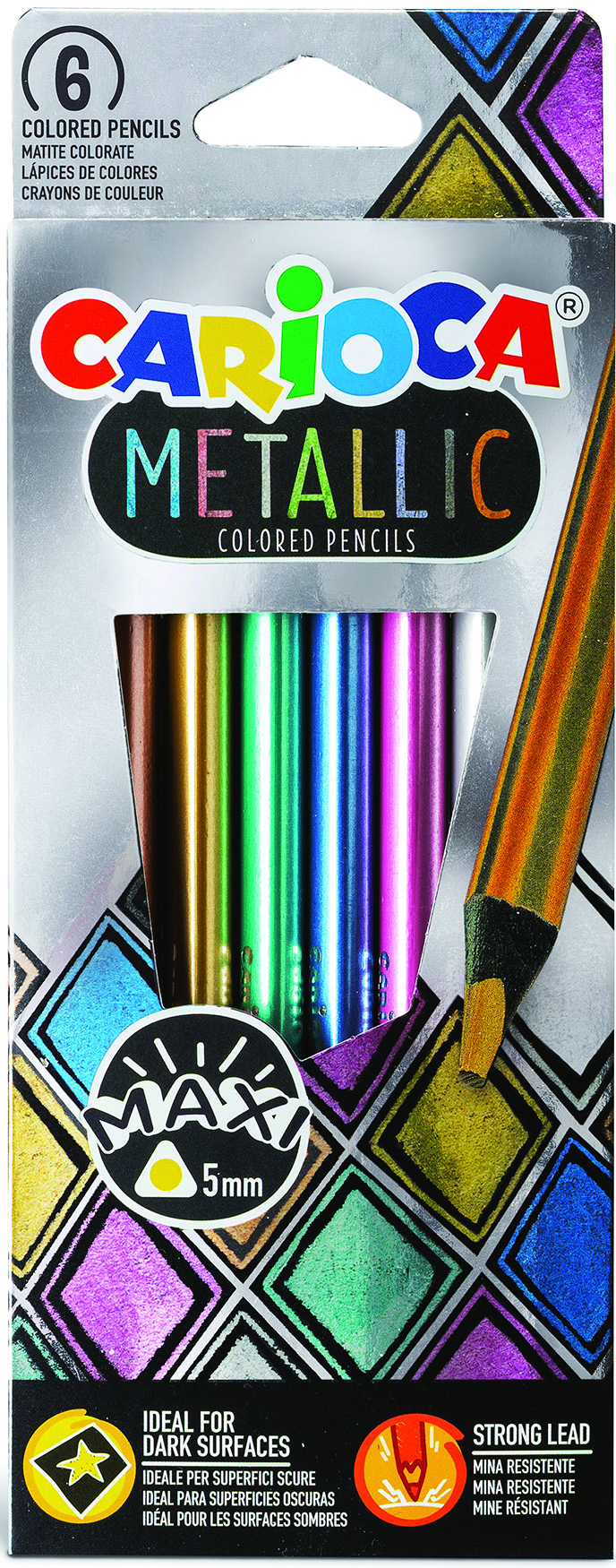 carioca-metallic-buntstifte-12-farben-f-r-schwarzes-papier image 1