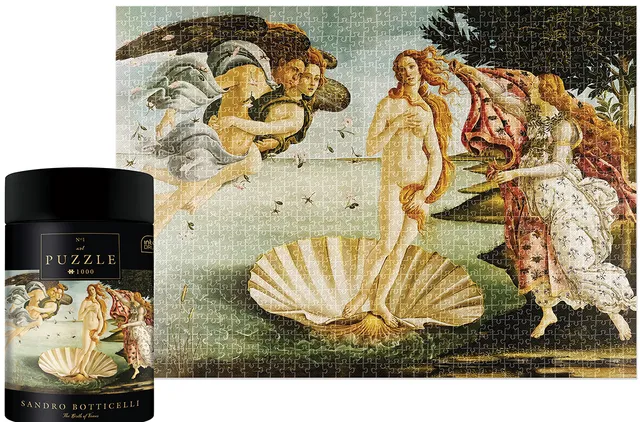 rheita-interdruk-puzzle-die-geburt-der-venus-1-000-teile-67-x-48-cm-runde-box image 1