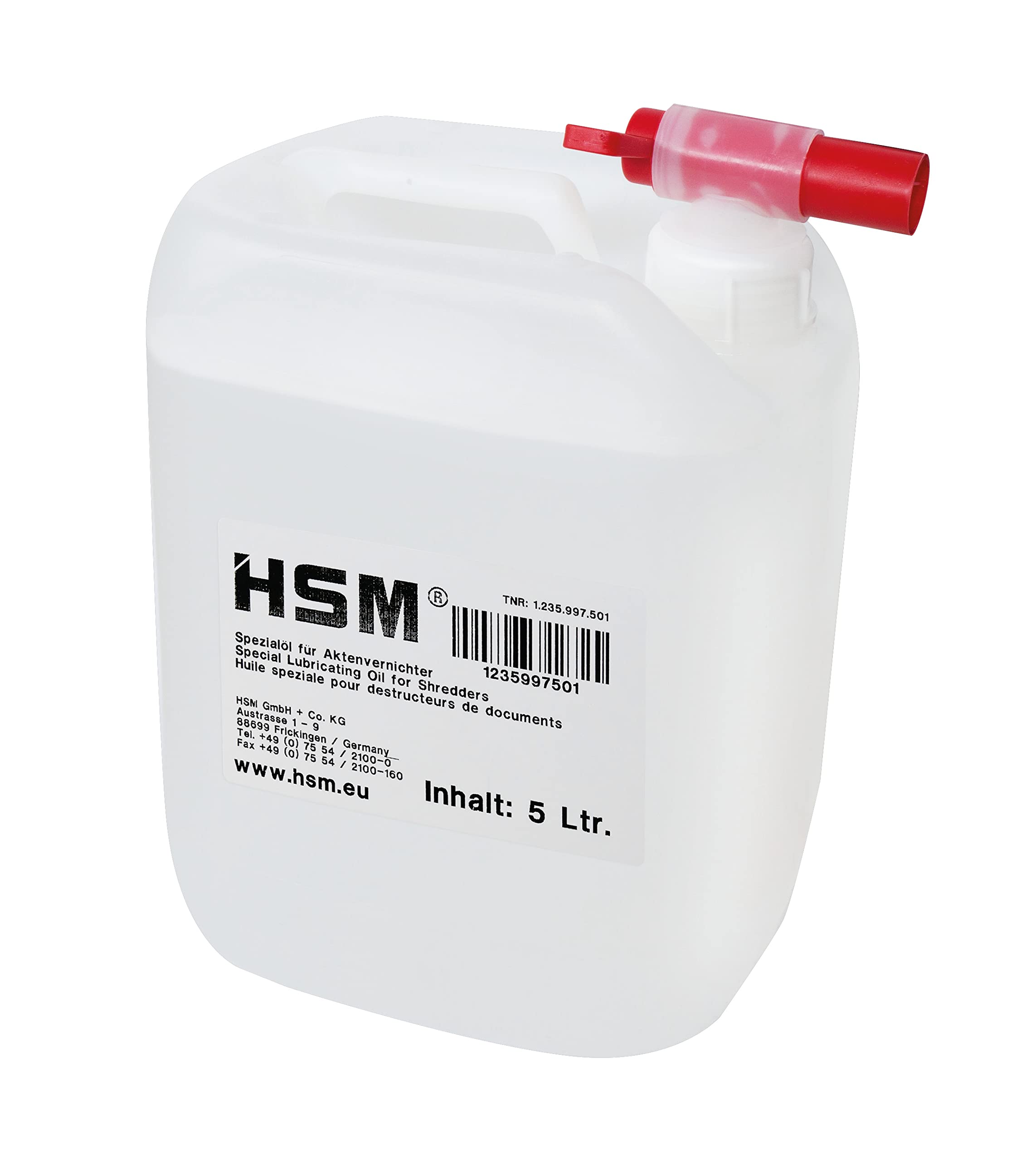 hsm-schneidblock-spezial-l-5-liter-nachf-llkanister-aktenvernichter-l image 1