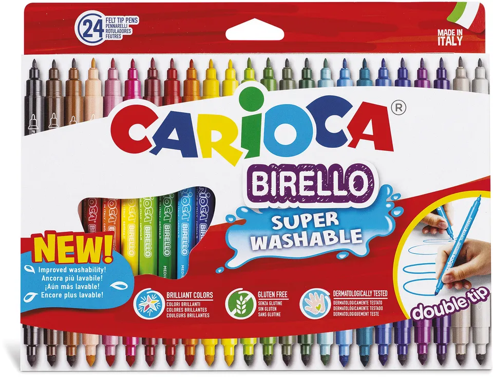 carioca-birello-2-spitz-fasermaler-24-st-ck-4-7-mm-und-2-6-mm image 1