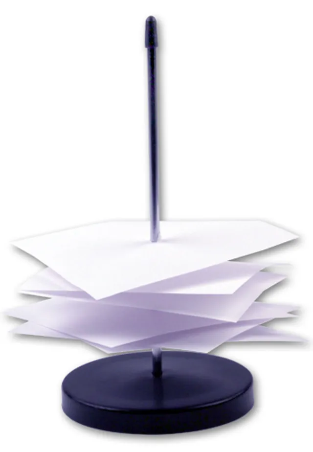 rheita-zettelspie-aus-metall-schwarz-h-he-13-7-cm image 1