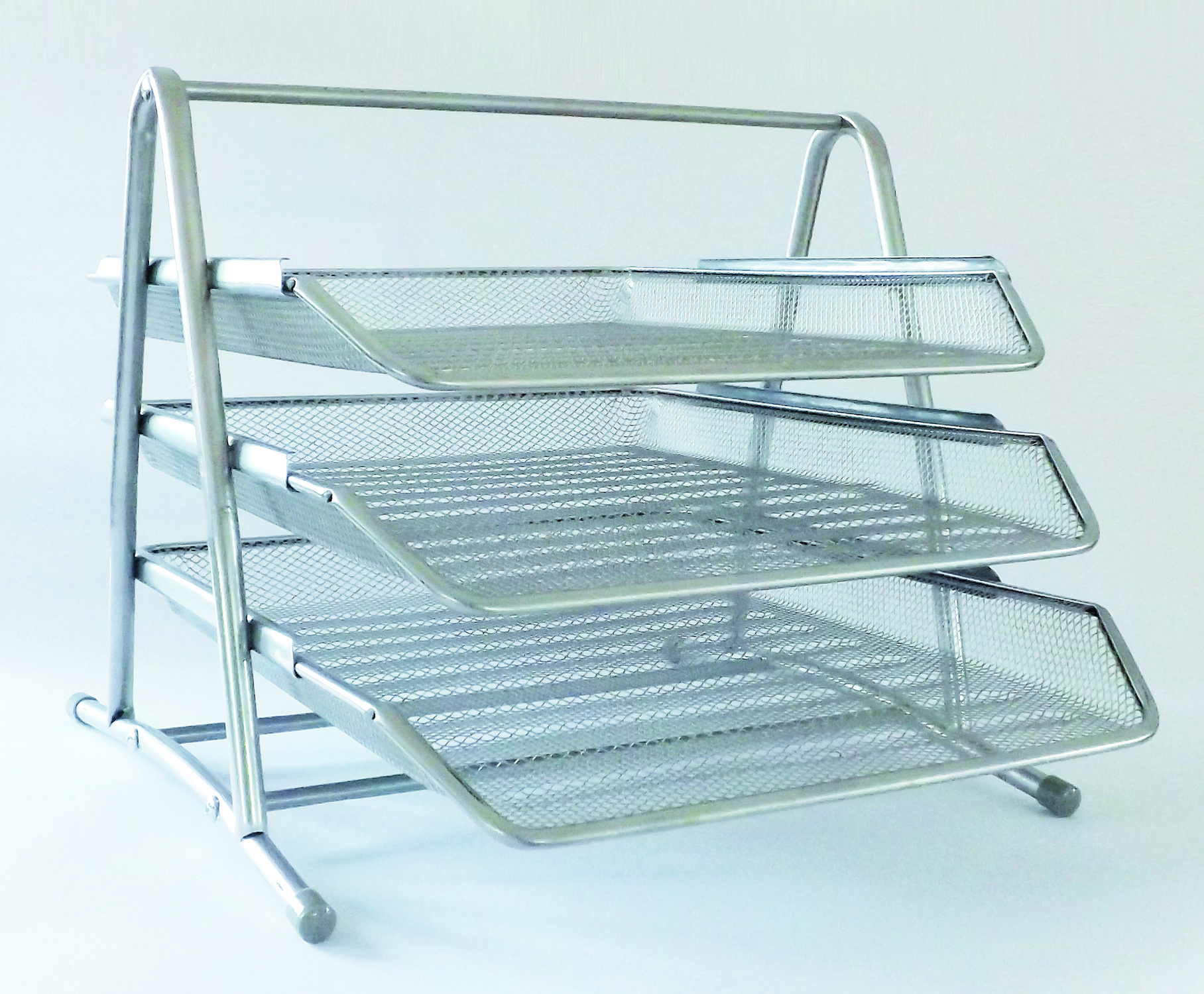 rheita-dokumenten-ablage-mesh-metall-silber-mit-3-sch-ben image 1