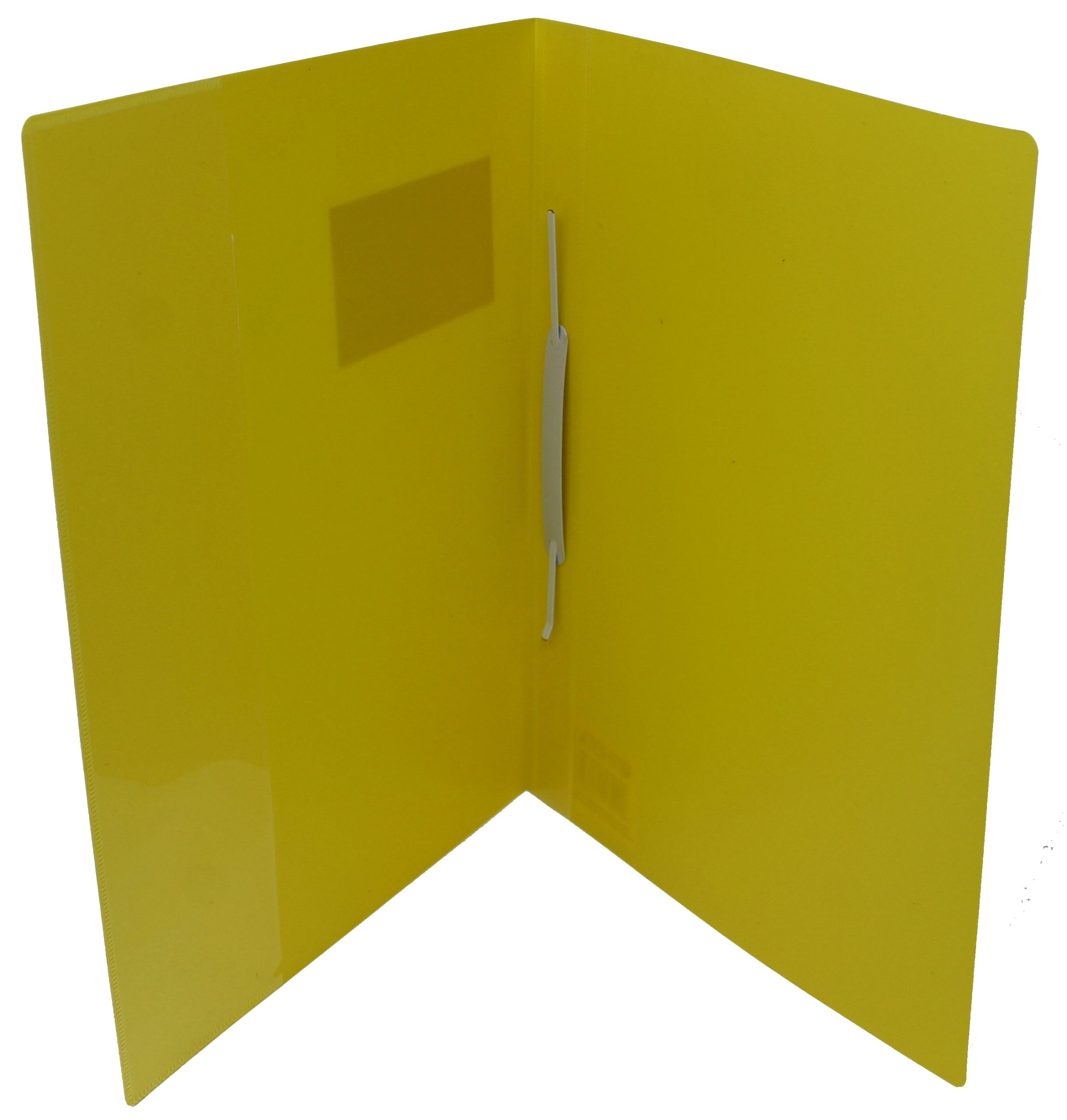 rheita-schnellhefter-pp-a4-gelb-mit-beschriftungstasche image 1