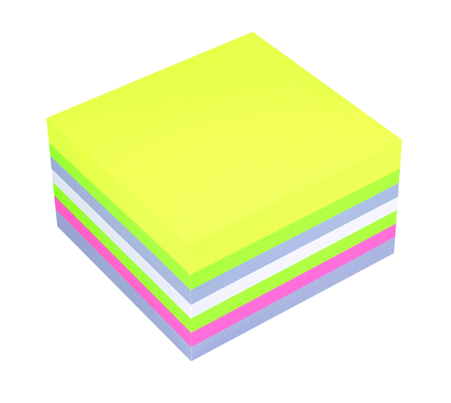globalnotes-haftnotizen-w-rfel-75x75-mm-400-blatt-5-brilliant-farben image 1