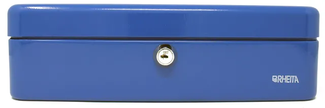 rheita-geldkassette-metall-blau-300-x-240-x-90-mm-mit-einsatz image 1