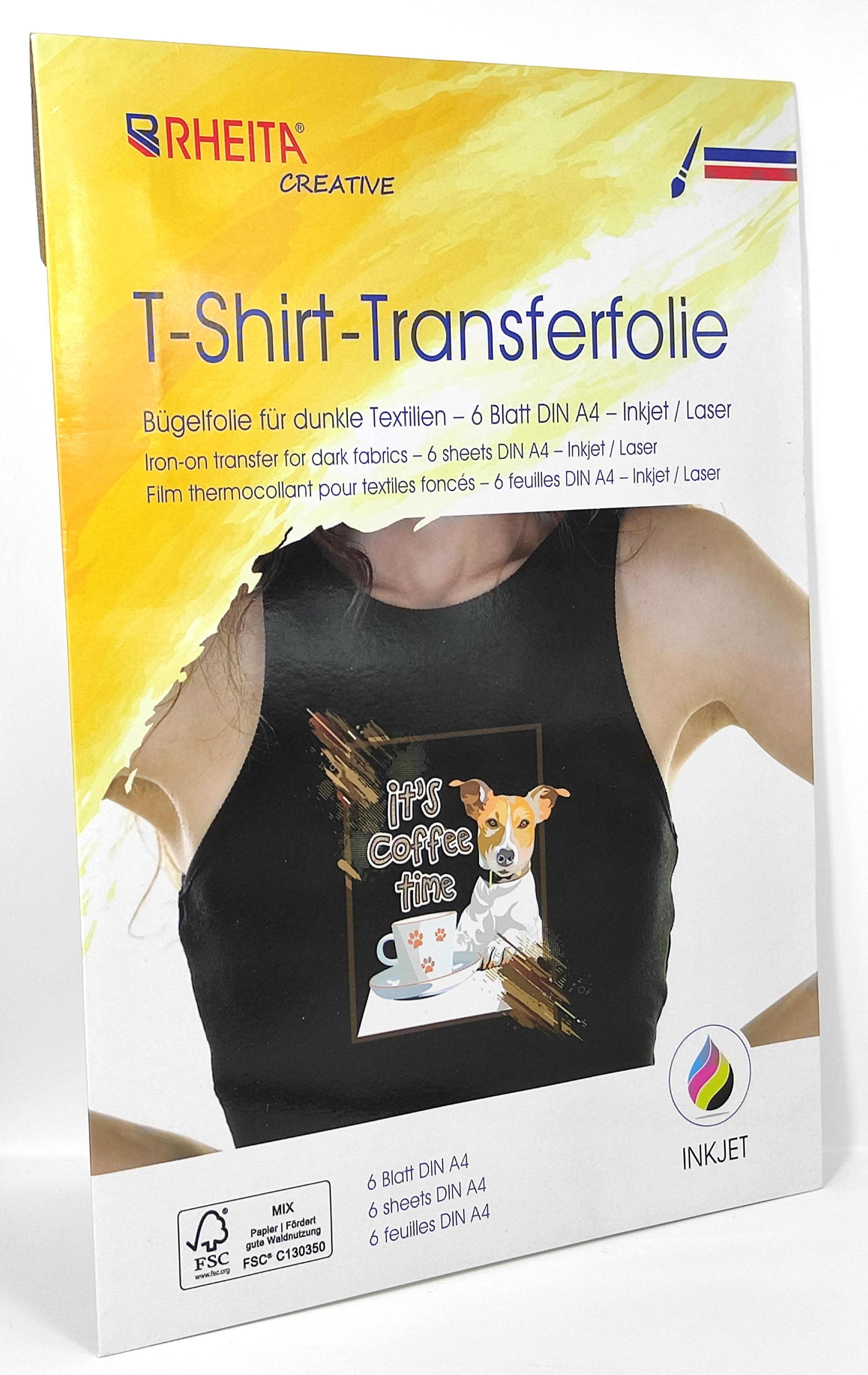 rheita-t-shirt-transferfolie-a4-f-r-dunkle-textilien-6-blatt-inkjet-laser image 3