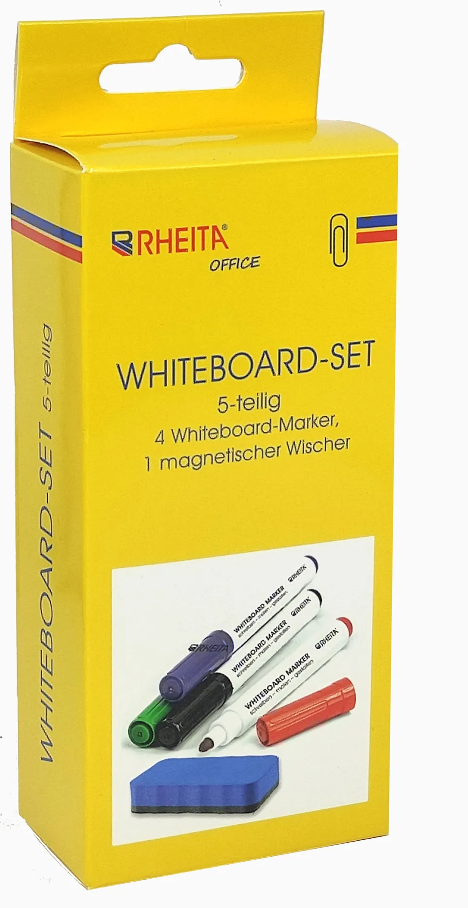 rheita-whiteboard-marker-set-5-teilig-mit-tafelwischer image 1