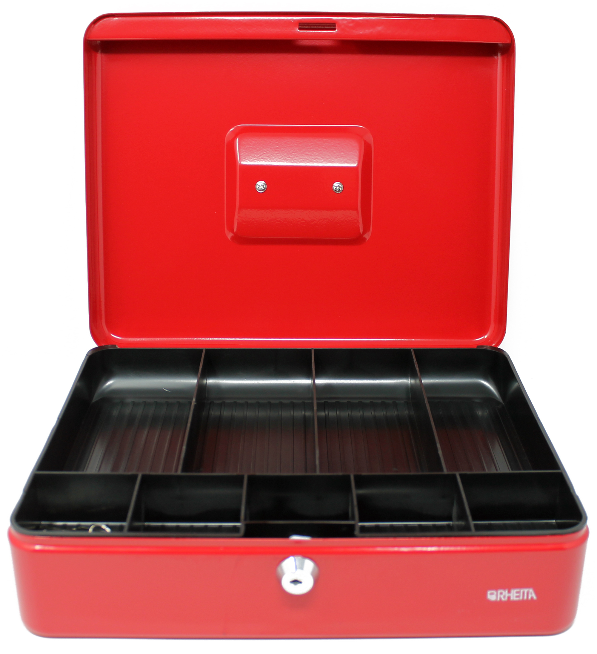 rheita-geldkassette-metall-300x240x90-mm-mit-einsatz-rot image 2