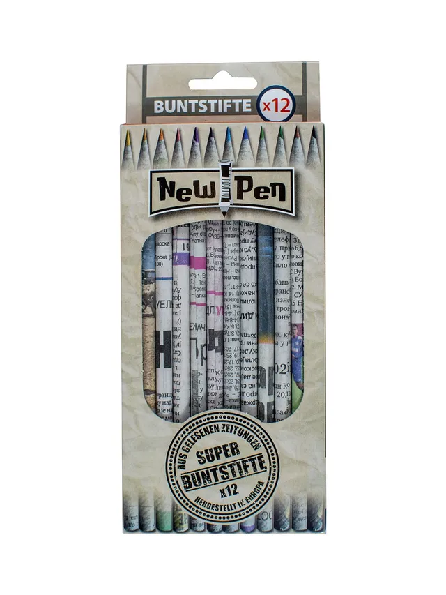 rheita-buntstifte-aus-zeitungspapier-12-st-ck image 1