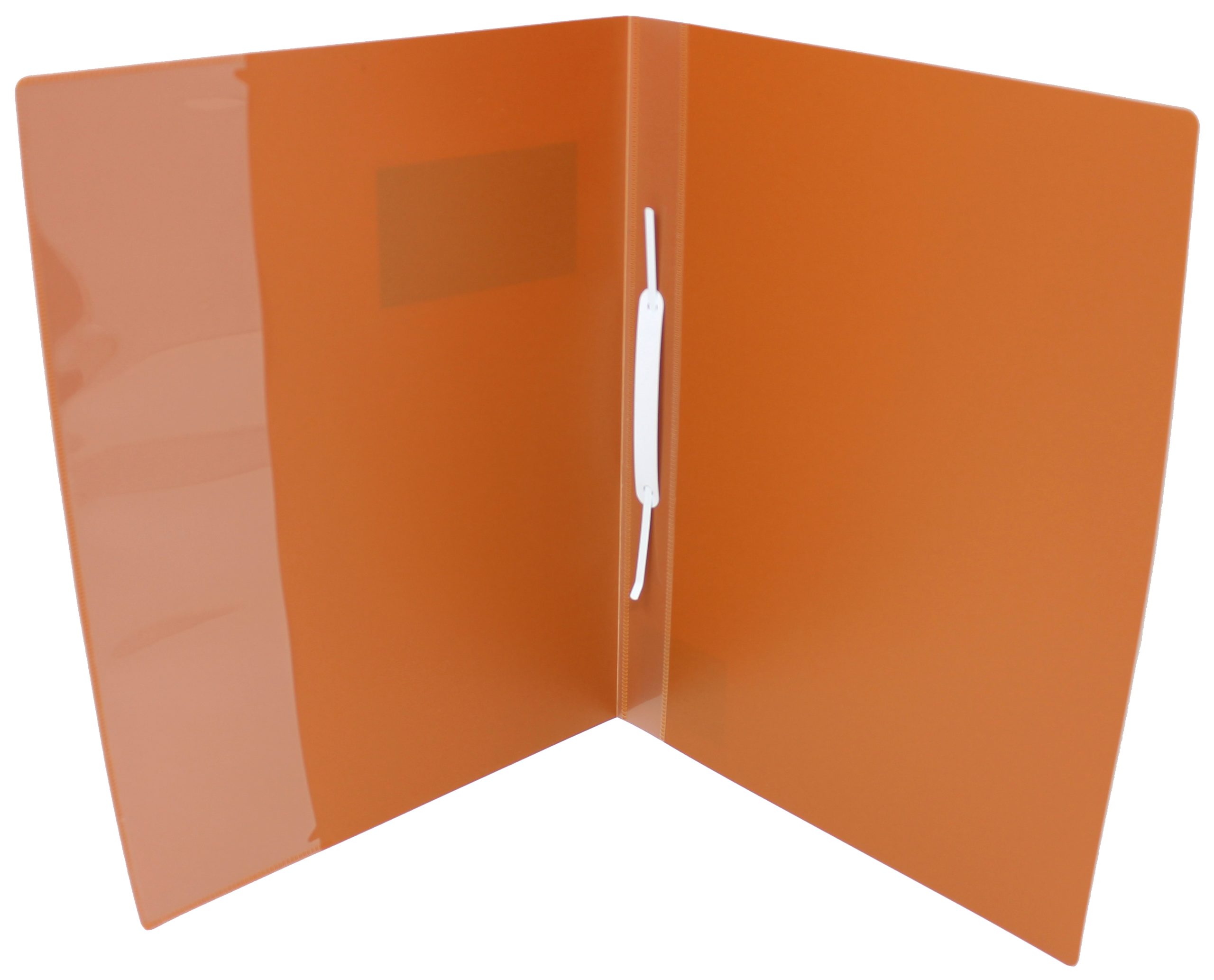 rheita-schnellhefter-pp-din-a4-braun-mit-beschriftungstasche image 2