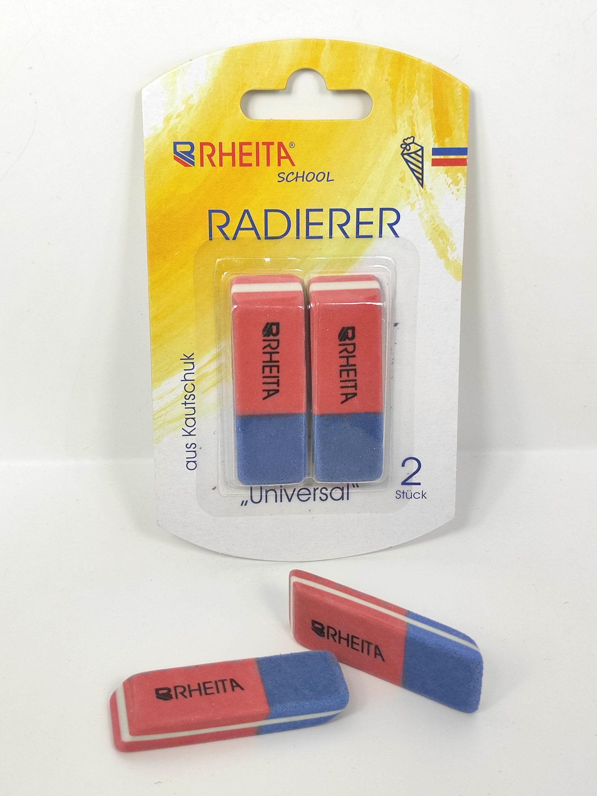 rheita-radierer-rot-blau-52-x-20-x-8-mm-kautschuk-2er-set image 1