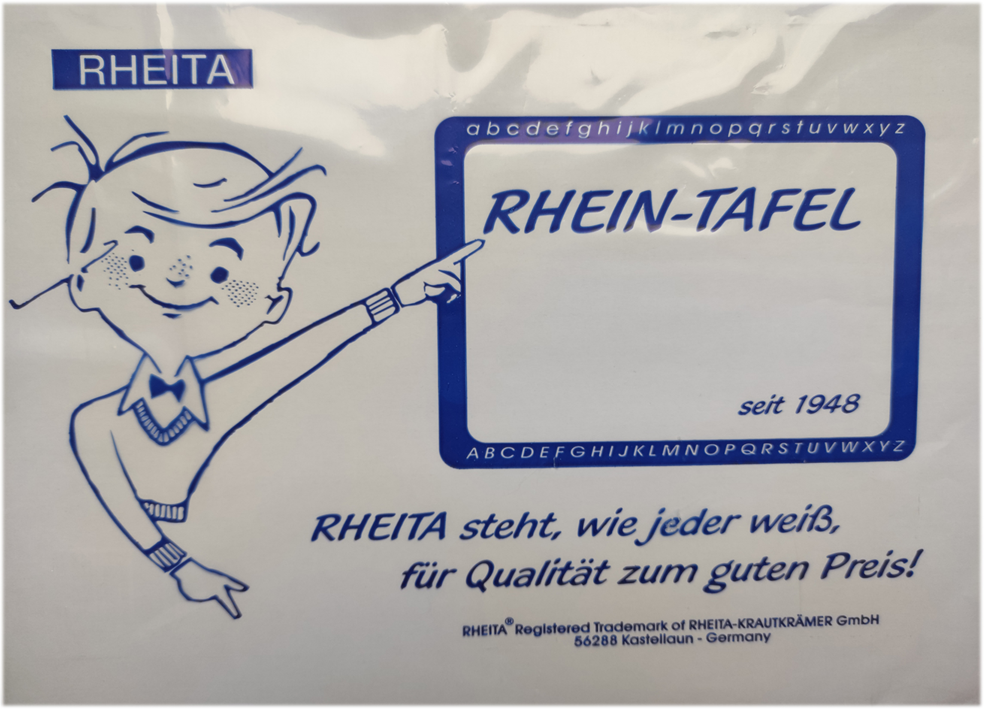 rheita-schiefertafel-standard-naturholzrahmen-liniert-kariert-29-7-x-21-8-cm image 2