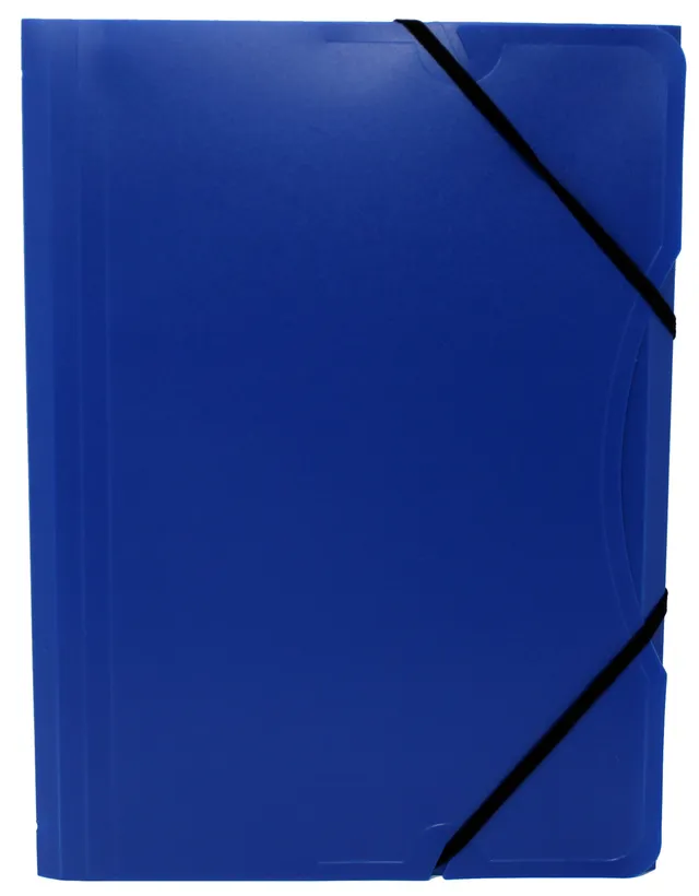 rheita-gummizugmappe-eckspanner-pp-din-a4-blau-mit-visitenkartenfach image 1