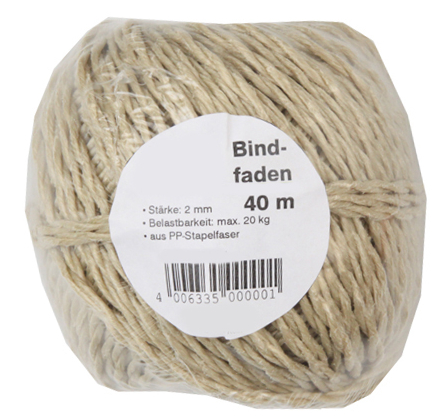 rheita-bindfaden-40-meter-mittelstark-2-mm-natur-pp-stapelfaser-20-kg image 1