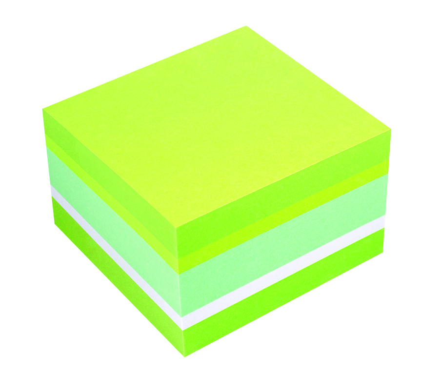 globalnotes-haftnotizen-w-rfel-75x75-mm-450-blatt-4-farbig-gr-n-mix image 1