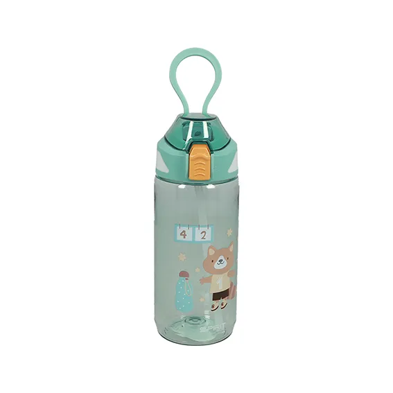 gataric-trinkflasche-kids-b-r-t-rkis-570-ml-mit-klappstrohhalm image 1