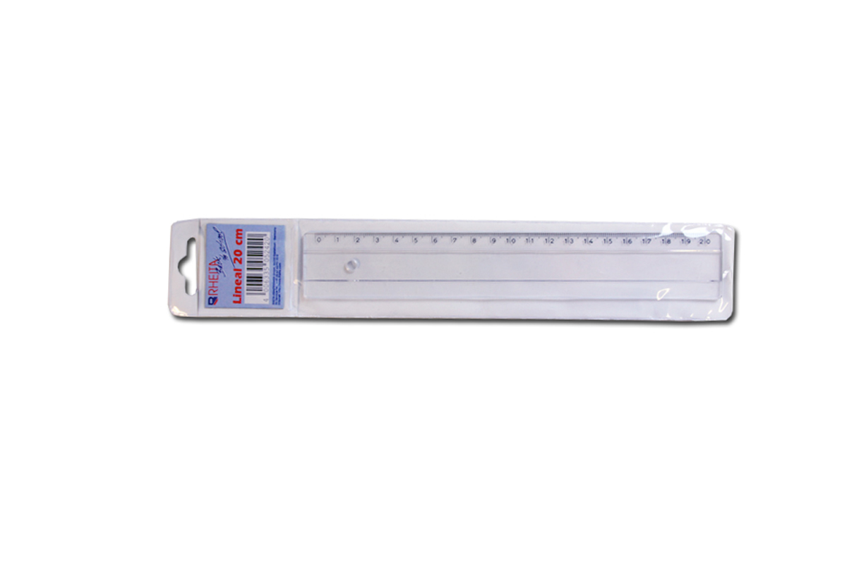 rheita-kunststofflineal-transparent-20-cm image 1