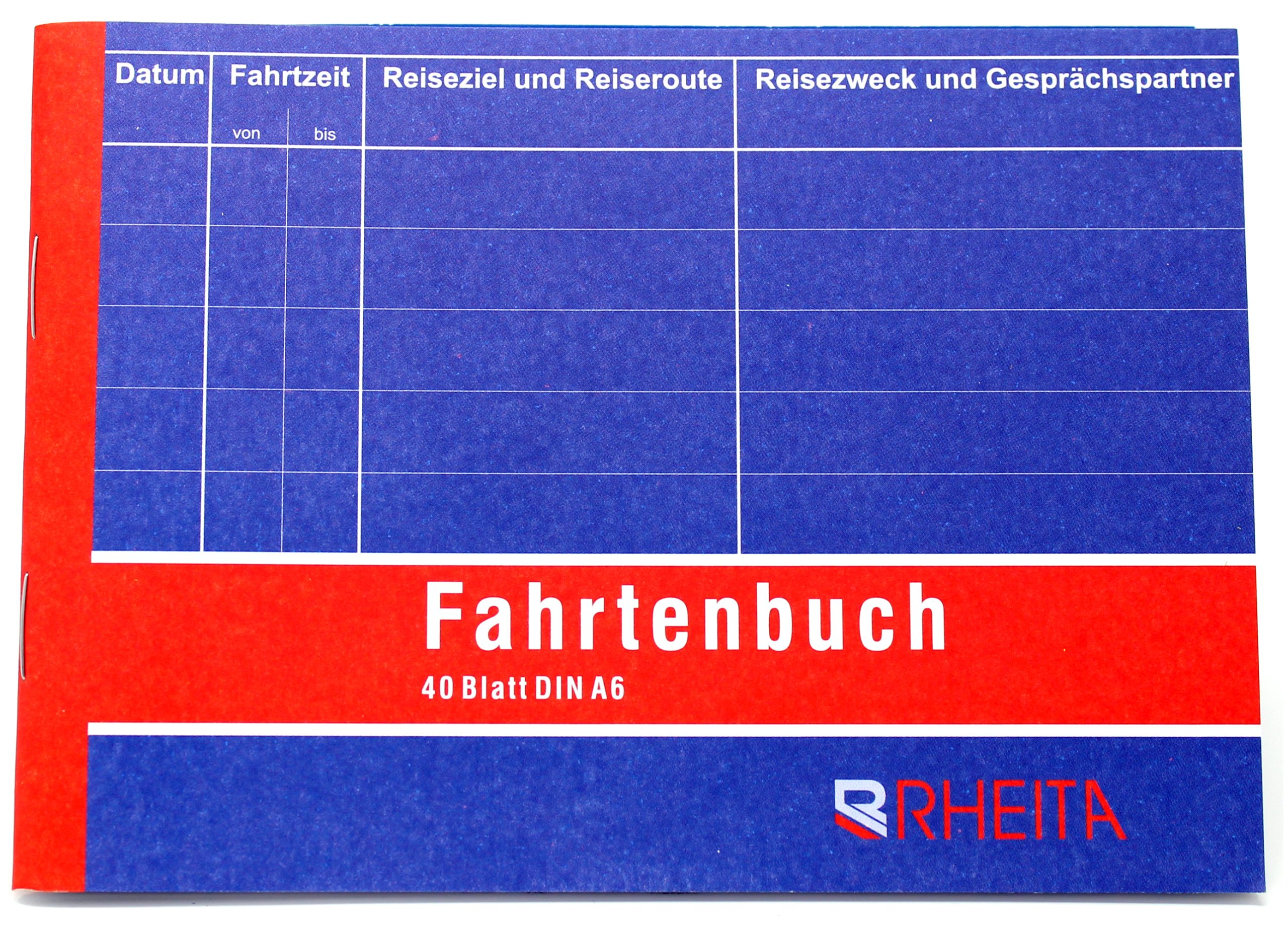 rheita-fahrtenbuch-a6-mit-40-blatt image 1