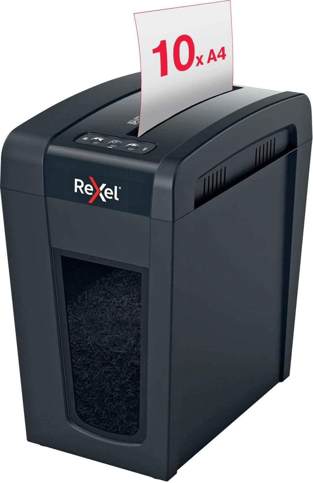 rexel-secure-x10-sl-aktenvernichter-partikelschnitt-p4-10-blatt-18l image 1