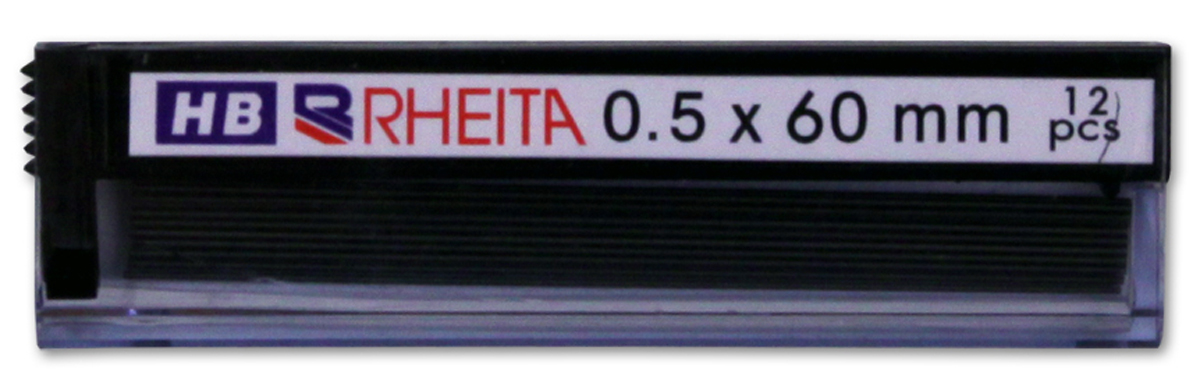 rheita-minen-f-r-druckbleistifte-0-5-mm-x-60-mm-dose-mit-12-minen image 1