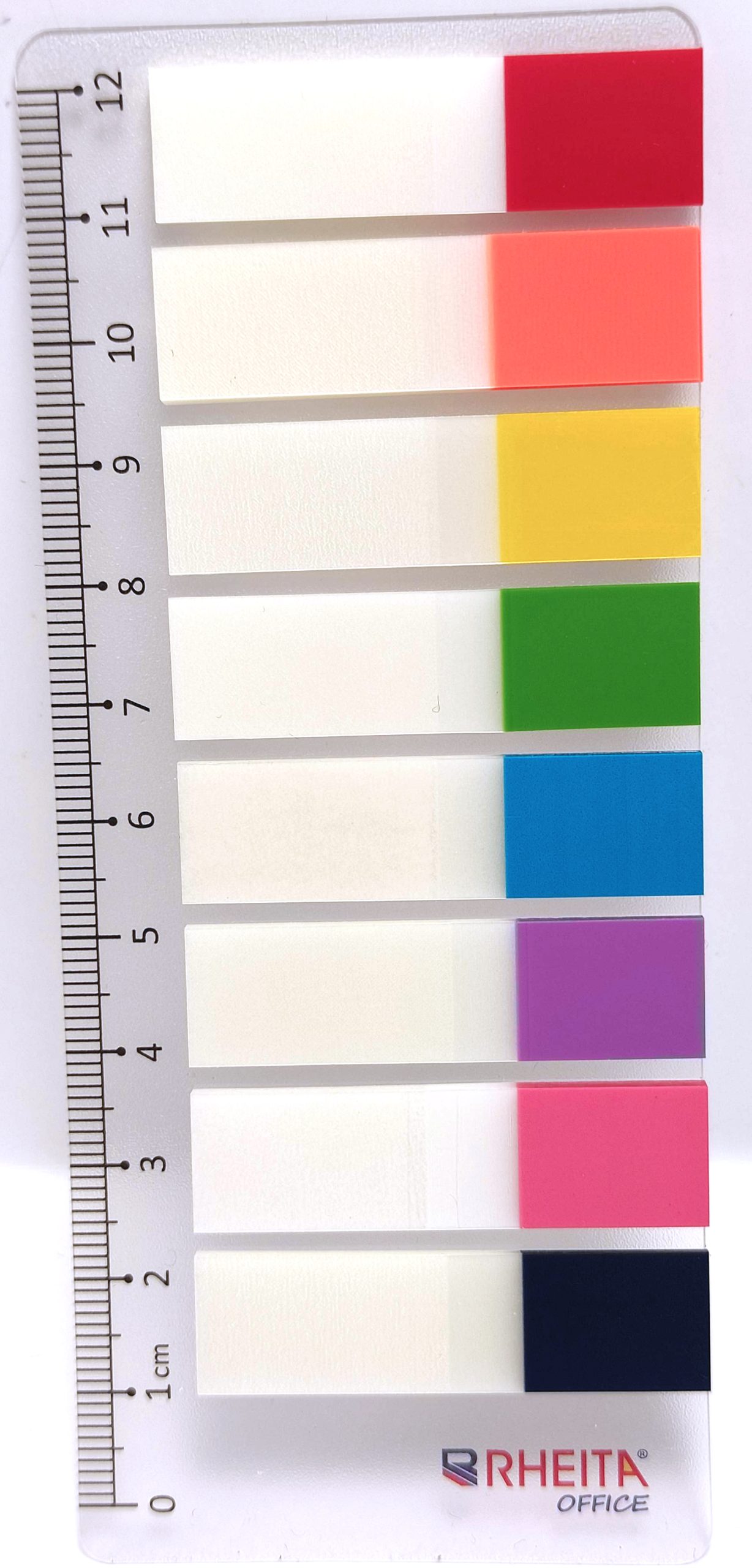 rheita-index-streifen-auf-lineal-12-x-45-mm-8-farbig-120-blatt image 3