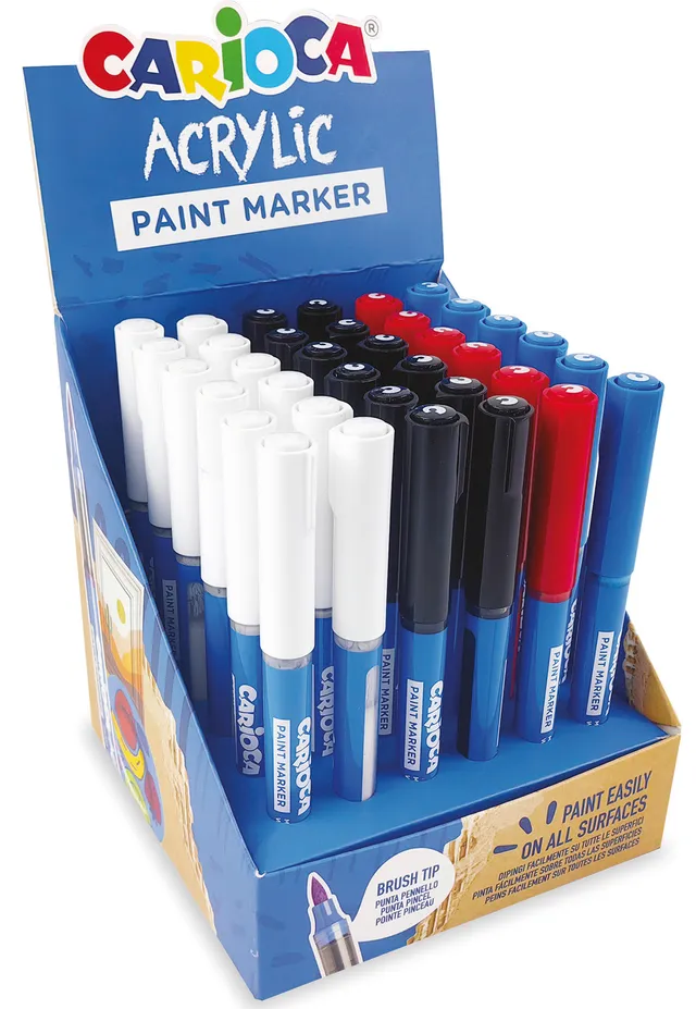 rheita-carioca-acrylic-marker-pinsel-spitze-display-36-st-ck image 1