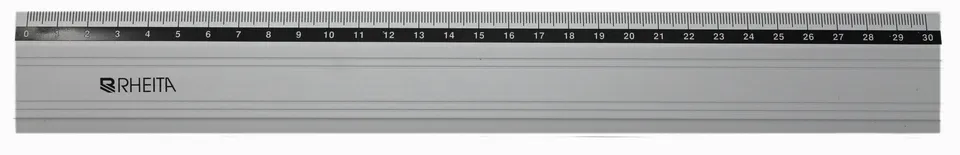 rheita-metalllineal-aluminium-silber-30-cm-rutschfest image 1
