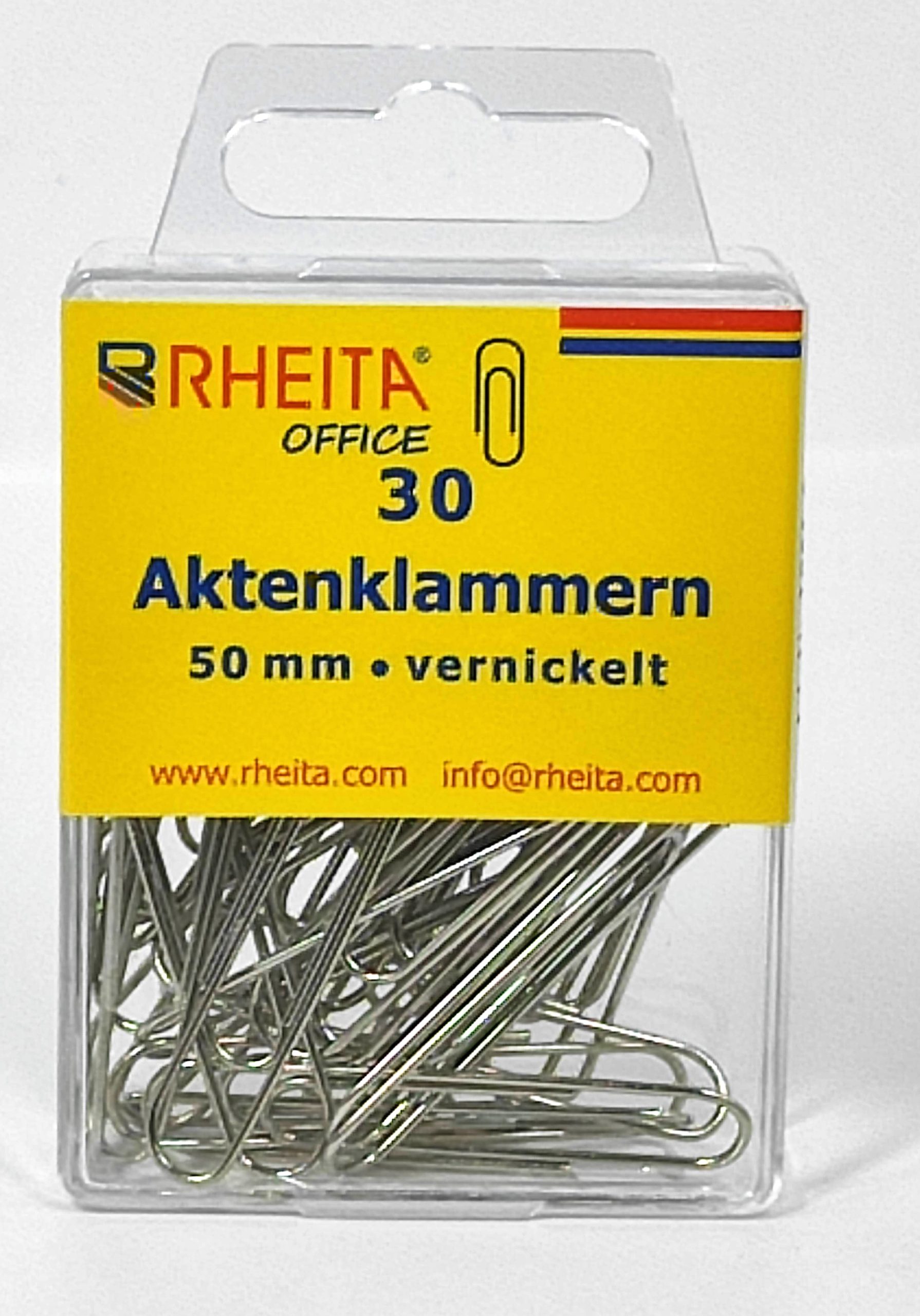 rheita-aktenklammern-50-mm-vernickelt-30-st-ck-box image 1