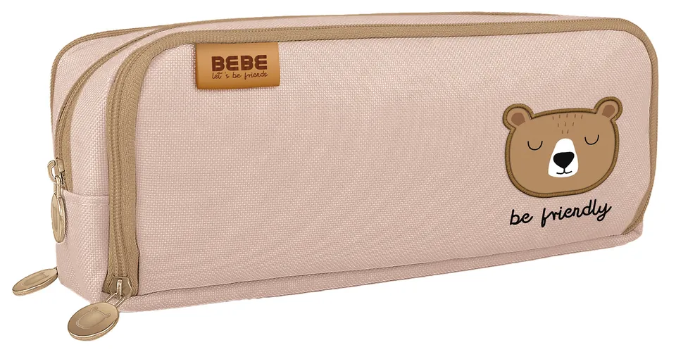 interdruk-stifteetui-bebe-friends-b-r-mit-3-f-chern-beige image 1