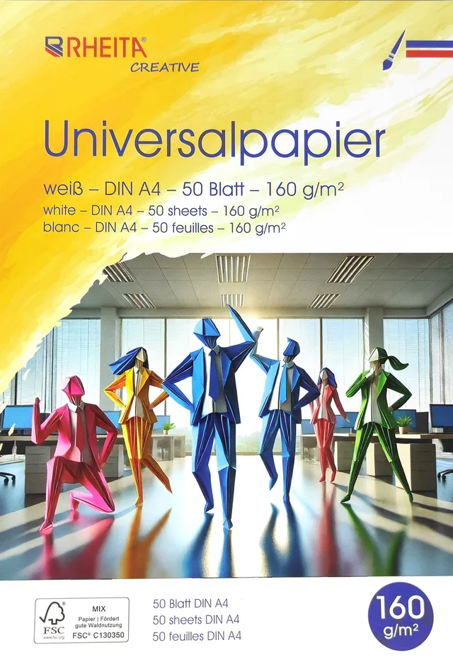 rheita-universalpapier-a4-wei-fsc-mix-160g-m-50-blatt image 1