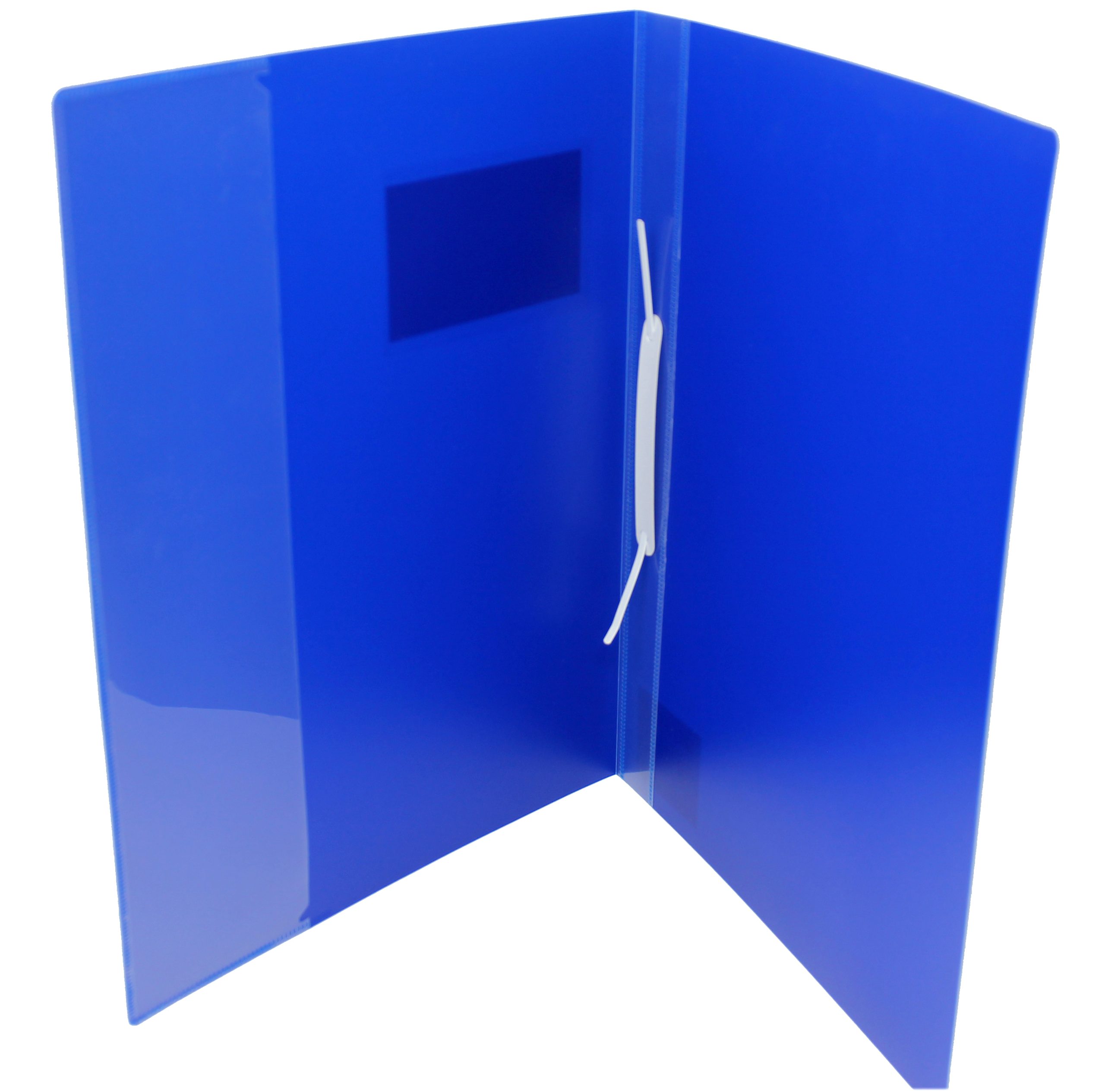 rheita-schnellhefter-pp-a4-mit-beschriftungstasche-blau image 2