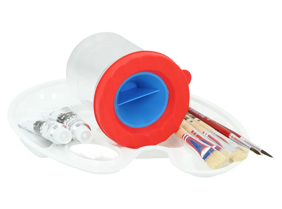 gataric-malset-10-teilig-mit-pinseln-palette-und-temperafarben image 1