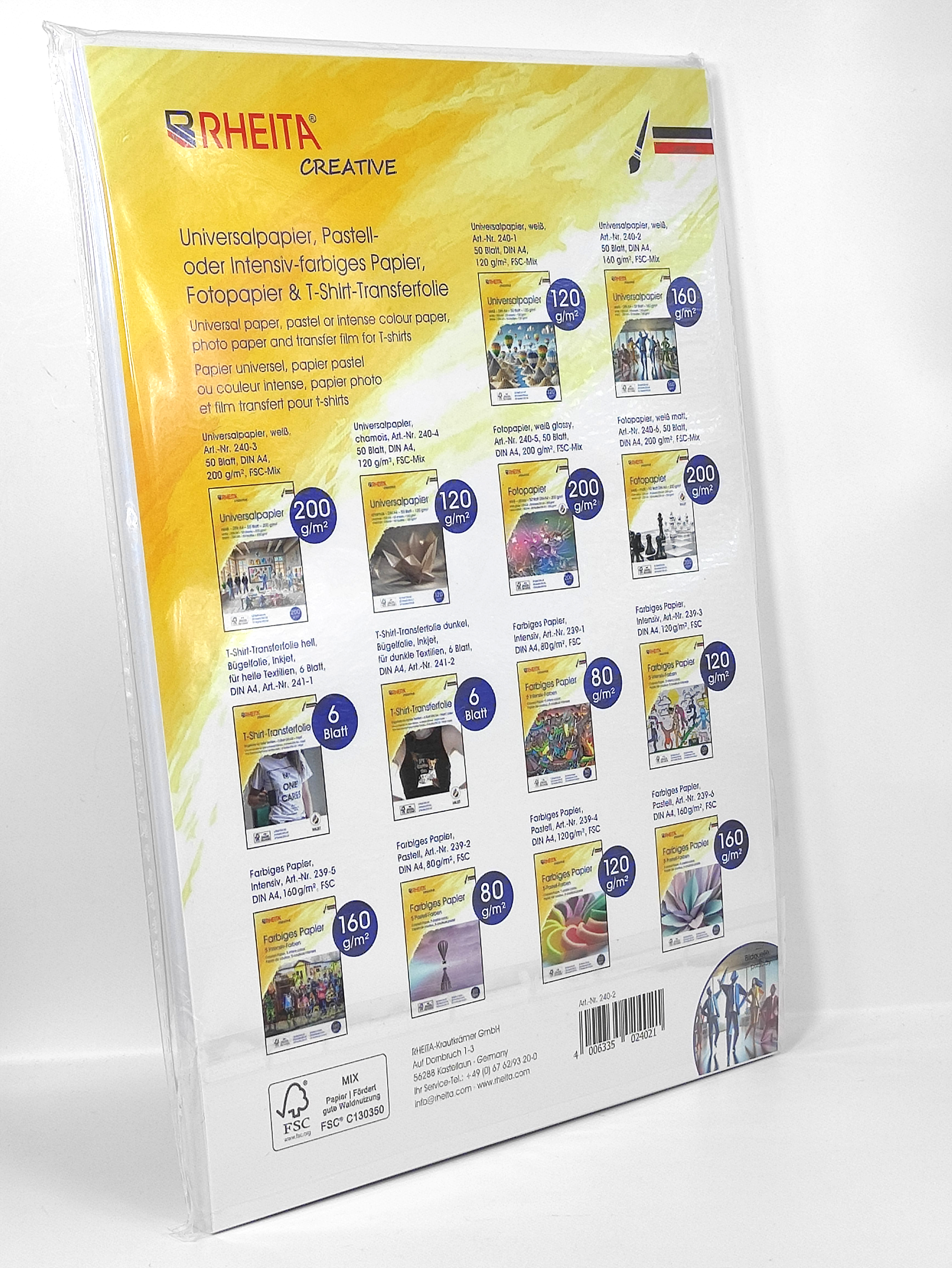 rheita-universalpapier-a4-wei-fsc-mix-160g-m-50-blatt image 2