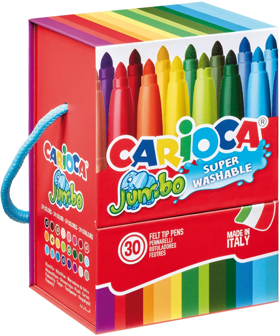 rheita-carioca-jumbo-fasermaler-30-st-ck-box-mit-griff-6mm image 1