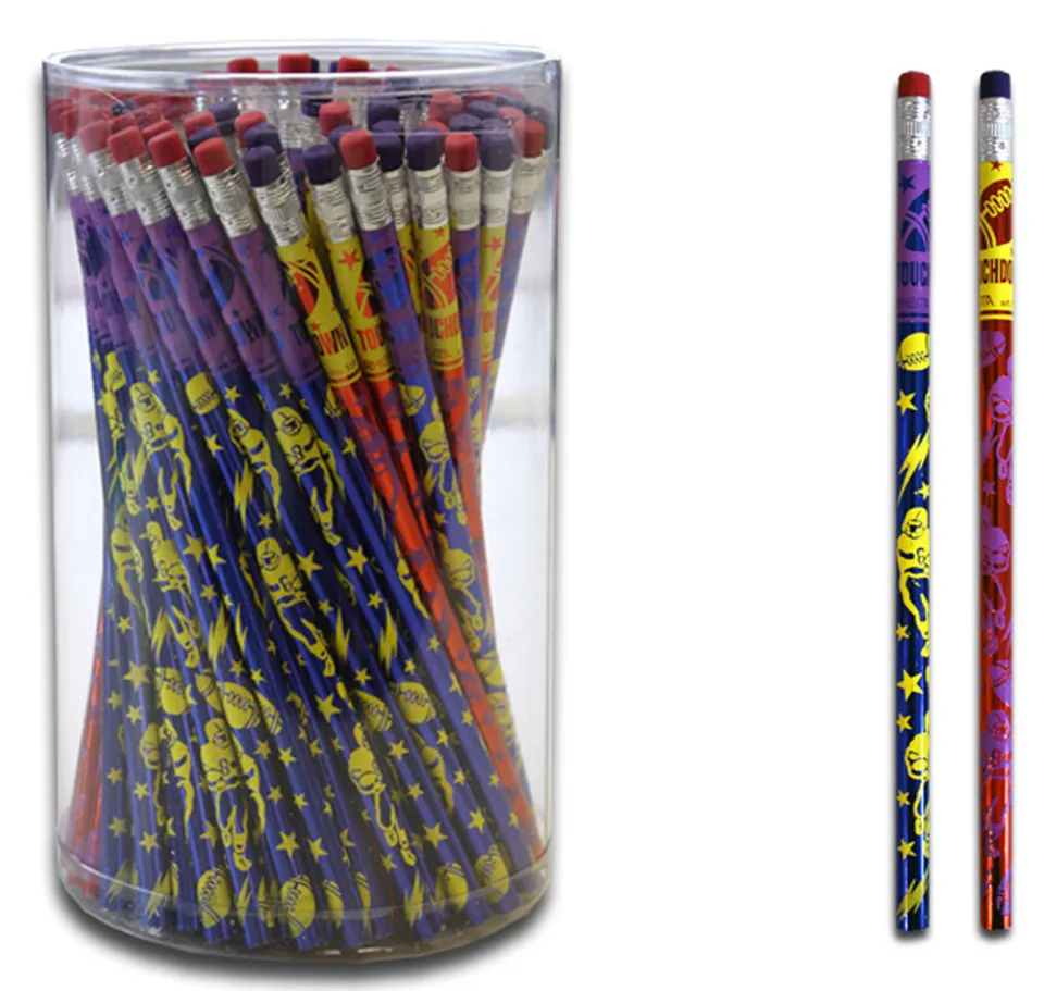 rheita-bleistift-metallic-hb-rund-mit-radierer-144er-runddose image 1