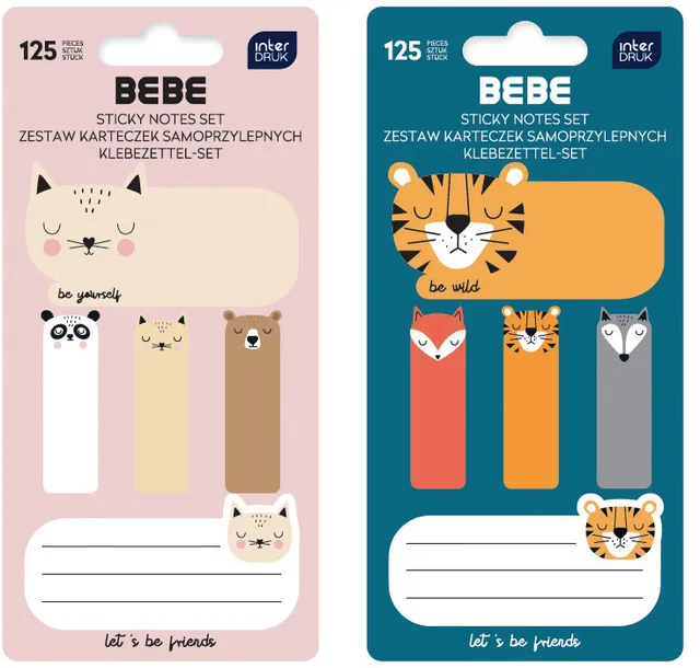 interdruk-bebe-friends-haftnotiz-und-index-streifen-set-125-teile image 1