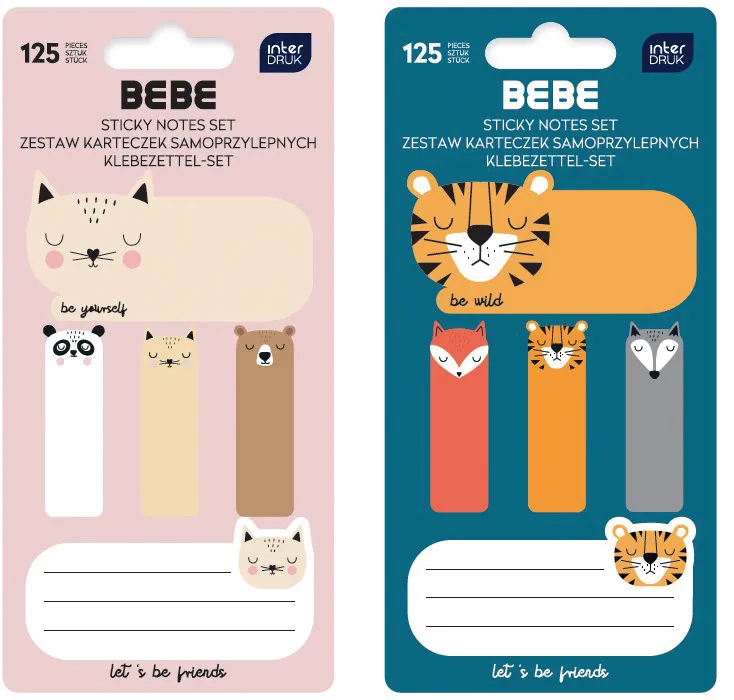 interdruk-bebe-friends-haftnotiz-und-index-streifen-set-125-teile image 1