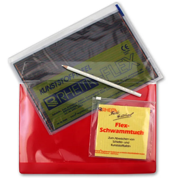 rheita-rheitaflex-kunststofftafelset-4-teilig-liniert-kariert-26x18-cm image 1