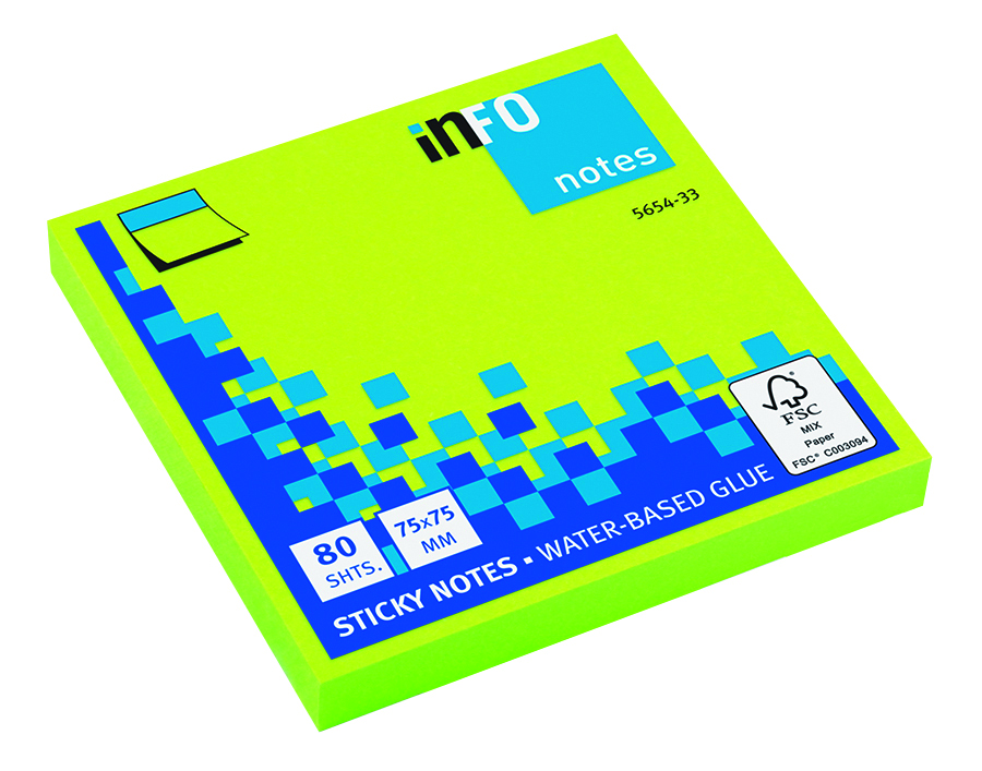 rheita-haftnotizen-brillantgr-n-75x75-mm-80-blatt image 1