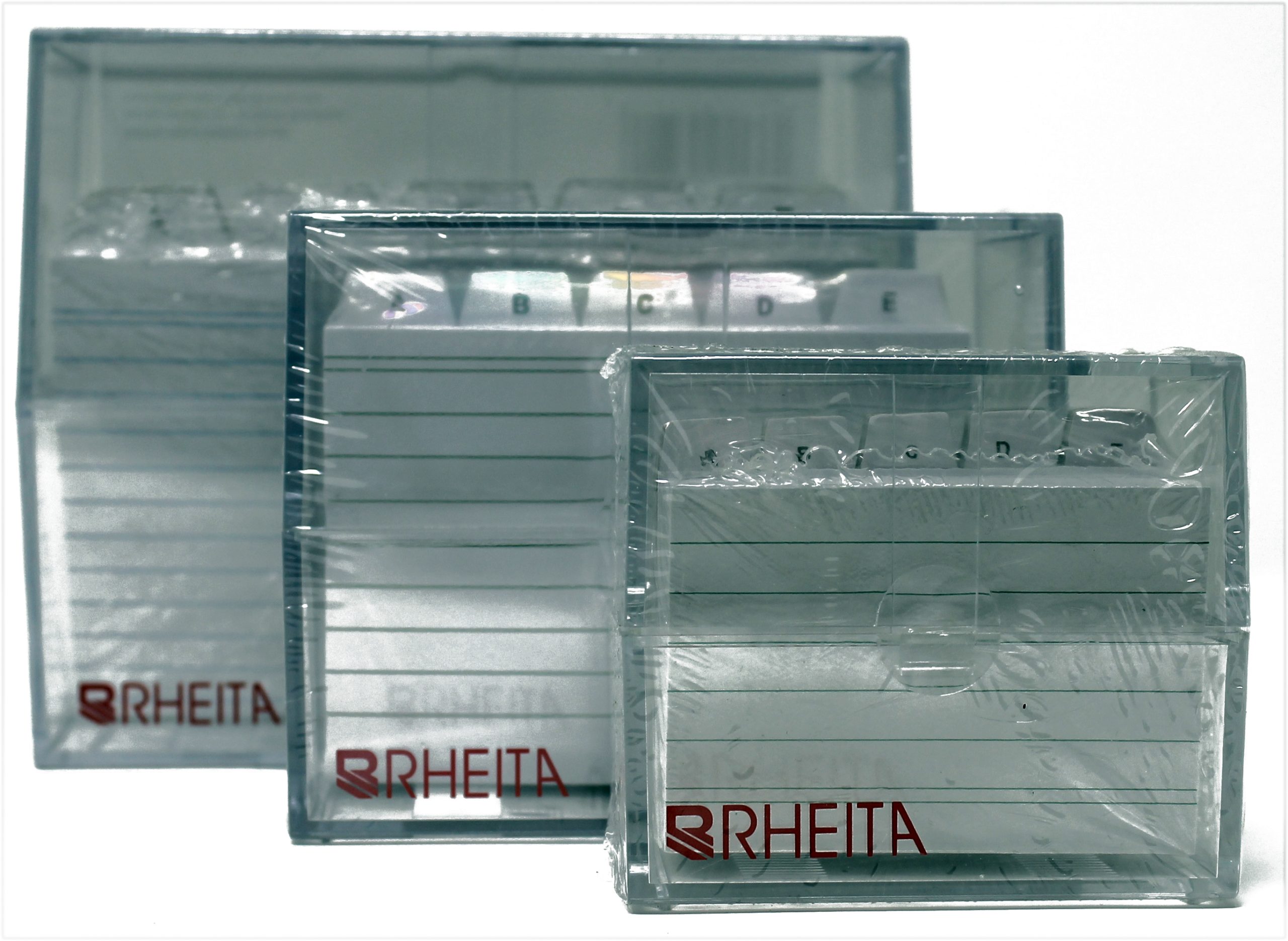 rheita-karteikasten-din-a6-transparent-inkl-register-a-z-100-karten image 2