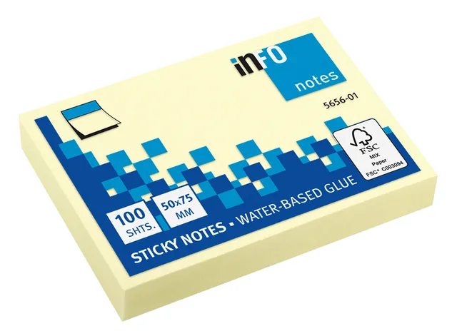 globalnotes-haftnotizen-50x75-mm-100-blatt-gelb image 1
