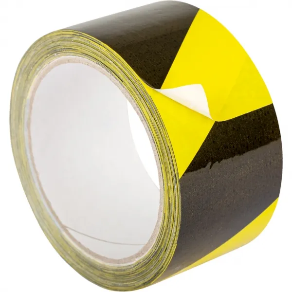 rheita-warnband-schraffiert-gelb-schwarz-66-m-x-50-mm-selbstklebend image 1