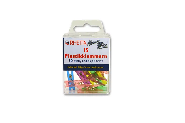 rheita-plastikklammern-30-mm-transparent-15-st-ck-box image 1