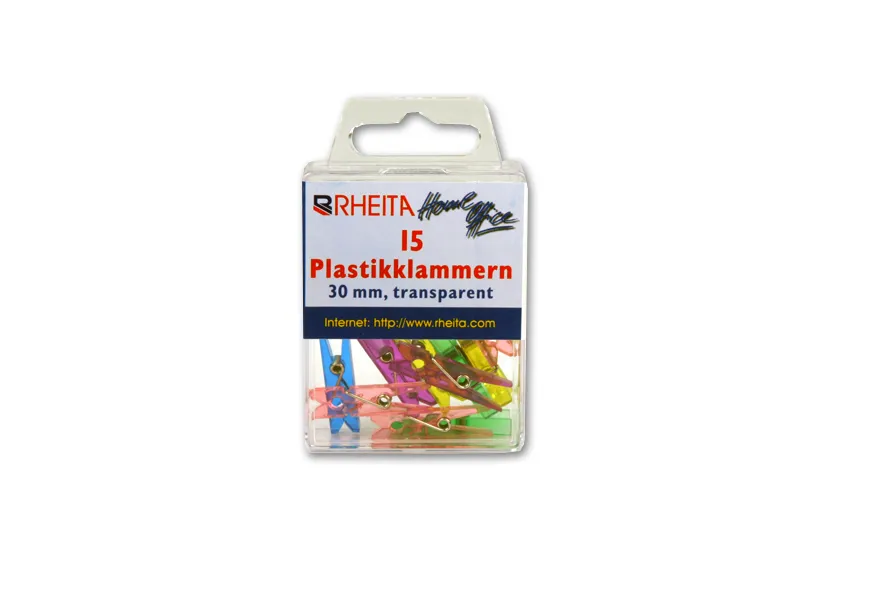 rheita-plastikklammern-30-mm-transparent-15-st-ck-box image 1