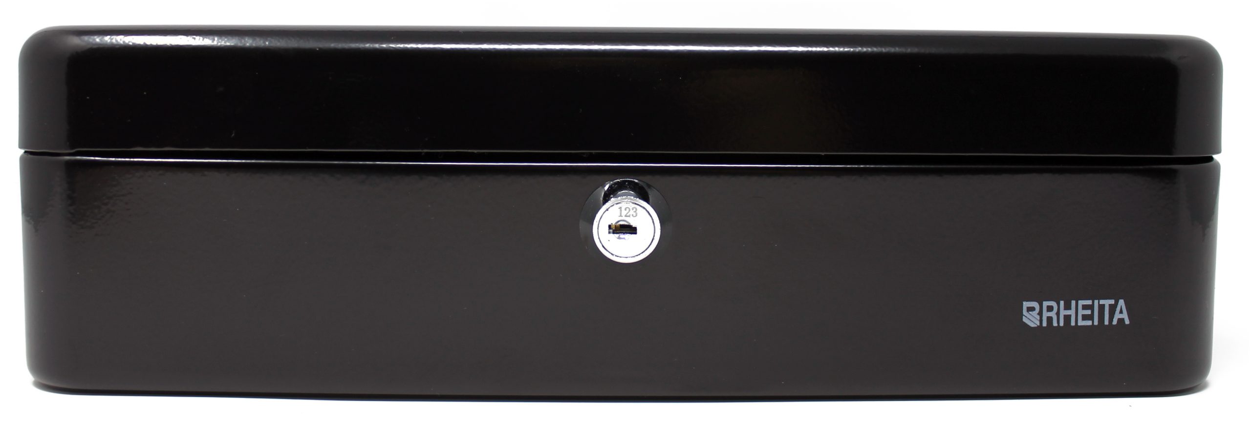 rheita-geldkassette-metall-schwarz-300x240x90-mm-mit-einsatz image 1